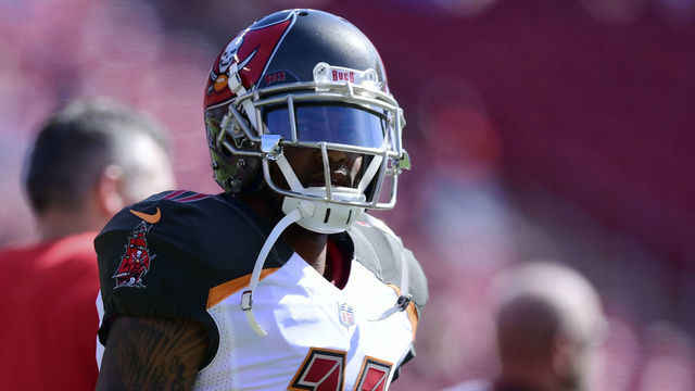 TAMPA, FLORIDA - NOVEMBER 25: DeSean Jackson #11 of the Tampa Bay Buccaneers looks towards the bench during warm-up before a game against the San Francisco 49ers at Raymond James Stadium on November 25, 2018 in Tampa, Florida.