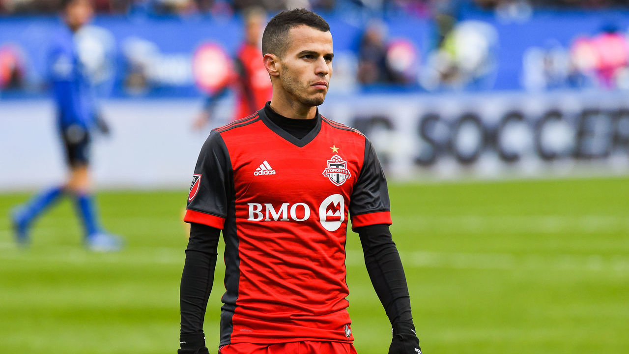 MONTREAL, QC - OCTOBER 21: Look on Toronto FC forward Sebastian Giovinco (10) during the Toronto FC versus the Montreal Impact game on October 21, 2018, at Stade Saputo in Montreal, QC