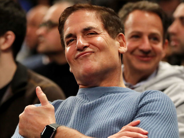 NEW YORK, NEW YORK - JANUARY 30: Dallas Mavericks Mark Cuban smiles during the game between the New York Knicks and the Dallas Mavericks at Madison Square Garden on January 30, 2019 in New York City.