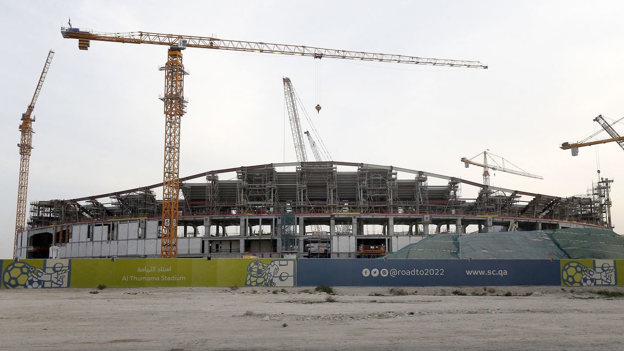 FIFA World Cup 2022 Qatar Al-Thumama Stadium during the training camp of PSV Eindhoven at the Aspire Academy on January 08, 2019 in Doha, Qatar