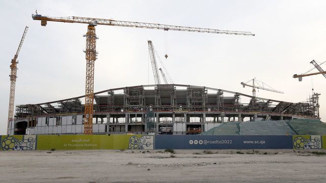 FIFA World Cup 2022 Qatar Al-Thumama Stadium during the training camp of PSV Eindhoven at the Aspire Academy on January 08, 2019 in Doha, Qatar