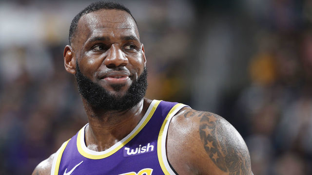 INDIANAPOLIS, IN - FEBRUARY 05: LeBron James #23 of the Los Angeles Lakers looks on against the Indiana Pacers in the second half of the game at Bankers Life Fieldhouse on February 5, 2019 in Indianapolis, Indiana. The Pacers won 136-94. NOTE TO USER: User expressly acknowledges and agrees that, by downloading and or using the photograph, User is consenting to the terms and conditions of the Getty Images License Agreement.