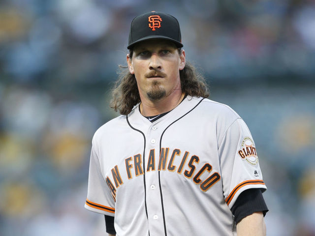 OAKLAND, CA - AUGUST 1: Jeff Samardzija #29 of the San Francisco Giants stands on the field during the game against the Oakland Athletics at the Oakland Alameda Coliseum on August 1, 2017 in Oakland, California. The Giants defeated the Athletics 10-4.