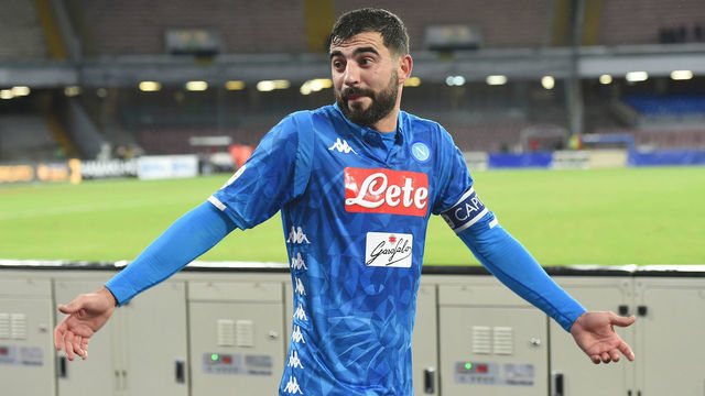 Raul Albiol of SSC Napoli during the Serie A TIM match between SSC Napoli and SS Lazio at Stadio San Paolo Naples Italy on 20 January 2019. (Photo Franco Romano)
