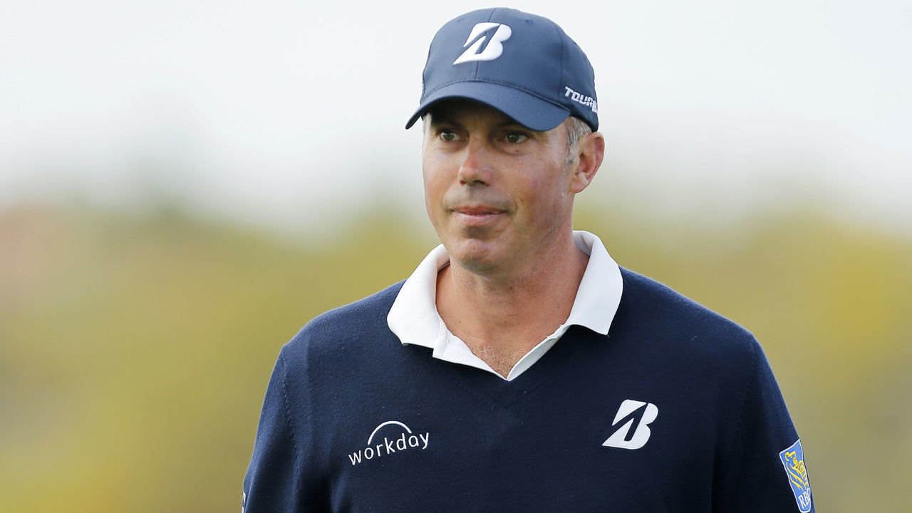 SCOTTSDALE, ARIZONA - FEBRUARY 02: Matt Kuchar looks on from the 14th green during the third round of the Waste Management Phoenix Open at TPC Scottsdale on February 02, 2019 in Scottsdale, Arizona.