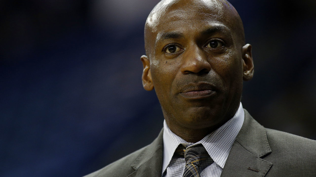 NEW ORLEANS, LA - OCTOBER 28: General manager Dell Demps of the New Orleans Pelicans is seen during a game against the Golden State Warriors at the Smoothie King Center on October 28, 2016 in New Orleans, Louisiana.