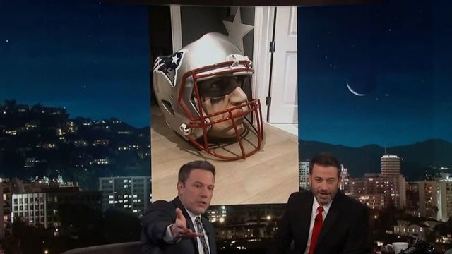Ben Affleck bought his son a creepy Tom Brady chair