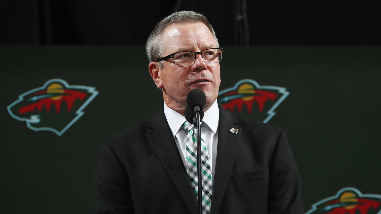 DALLAS, TX - JUNE 22: Paul Fenton of the Minnesota Wild attends the first round of the 2018 NHL Draft at American Airlines Center on June 22, 2018 in Dallas, Texas.