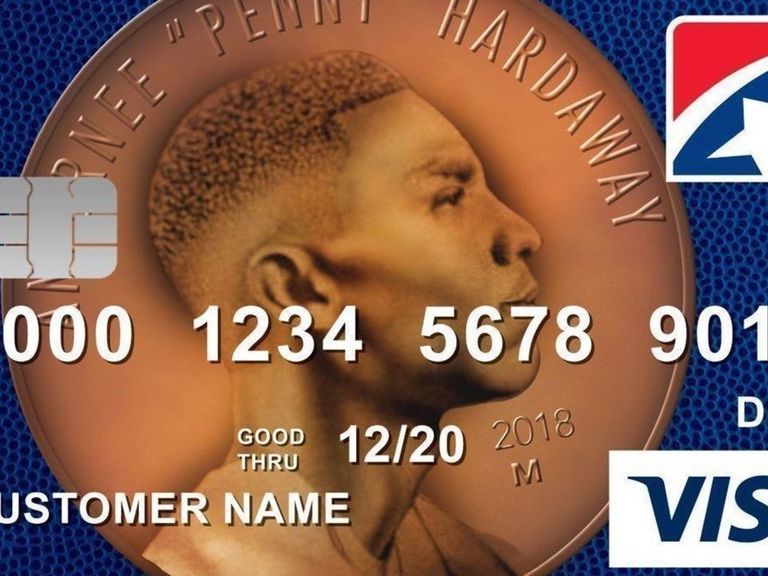 Penny Hardaway Immortalized On Debit Card TheScore