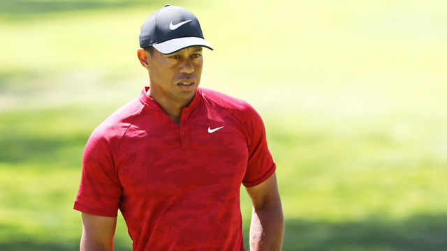 MEXICO CITY, MEXICO - FEBRUARY 24: Tiger Woods of the United States walks on the first hole during the final round of World Golf Championships-Mexico Championship at Club de Golf Chapultepec on February 24, 2019 in Mexico City, Mexico.