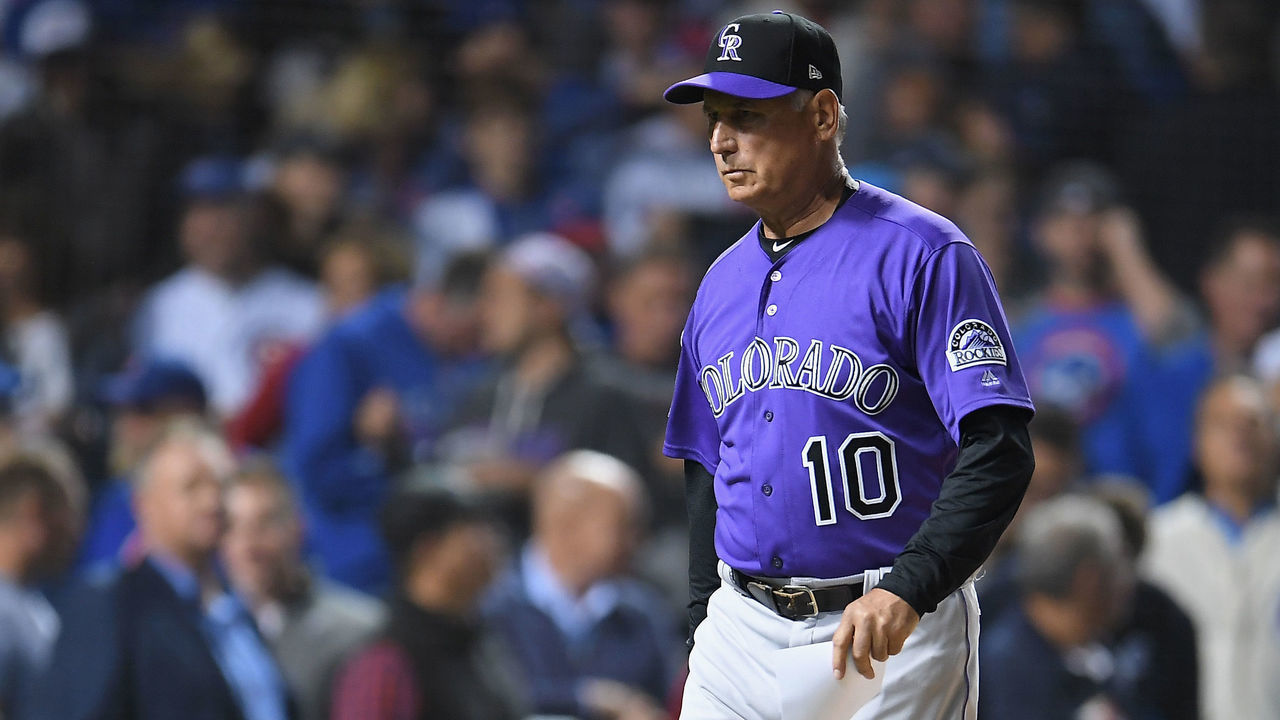 CHICAGO, IL - OCTOBER 02: Manager Bud Black of the Colorado Rockies walks on the field before the National League Wild Card Game between the Colorado Rockies and the Chicago Cubs at Wrigley Field on October 2, 2018 in Chicago, Illinois.