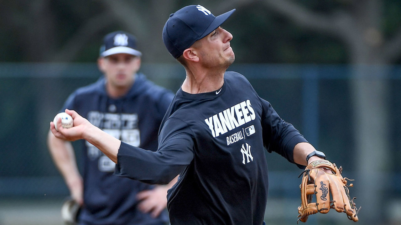 Tampa, Fl.: Yankees shortstop Troy Tulowitzki works out during spring training at the George M. Steinbrenner Field in Tampa, Florida on February 18, 2019.