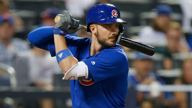NEW YORK, NY - JUNE 02: Kris Bryant #17 of the Chicago Cubs in action against the New York Mets at Citi Field on June 2, 2018 in the Flushing neighborhood of the Queens borough of New York City. The Cubs defeated the Mets 7-1 in 14 innings.