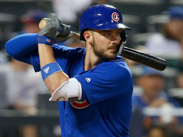 NEW YORK, NY - JUNE 02: Kris Bryant #17 of the Chicago Cubs in action against the New York Mets at Citi Field on June 2, 2018 in the Flushing neighborhood of the Queens borough of New York City. The Cubs defeated the Mets 7-1 in 14 innings.