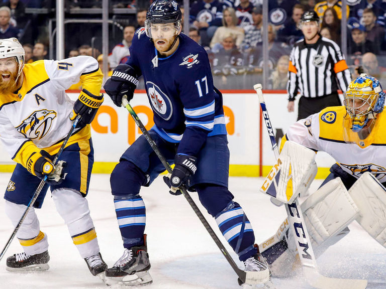 Jets' Lowry suspended 2 games for high-sticking Predators ...