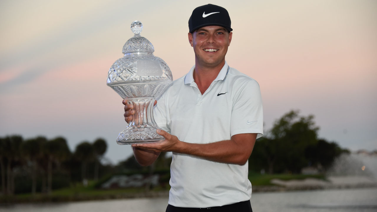 WEST PALM BEACH, FL - MARCH 03: Keith Mitchell wins the Honda Classic during the final round at PGA National Resort and Spa on March 3, 2019, in West Palm Beach, FL.