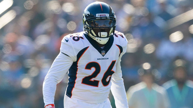 CARSON, CA - NOVEMBER 18: Denver Broncos strong safety Darian Stewart (26) during the NFL regular season game against the Los Angeles Chargers on Sunday, November 18, 2018, at StubHub Center in Carson, CA.