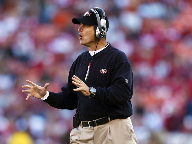49ers' Harbaugh and Baalke deny rift
