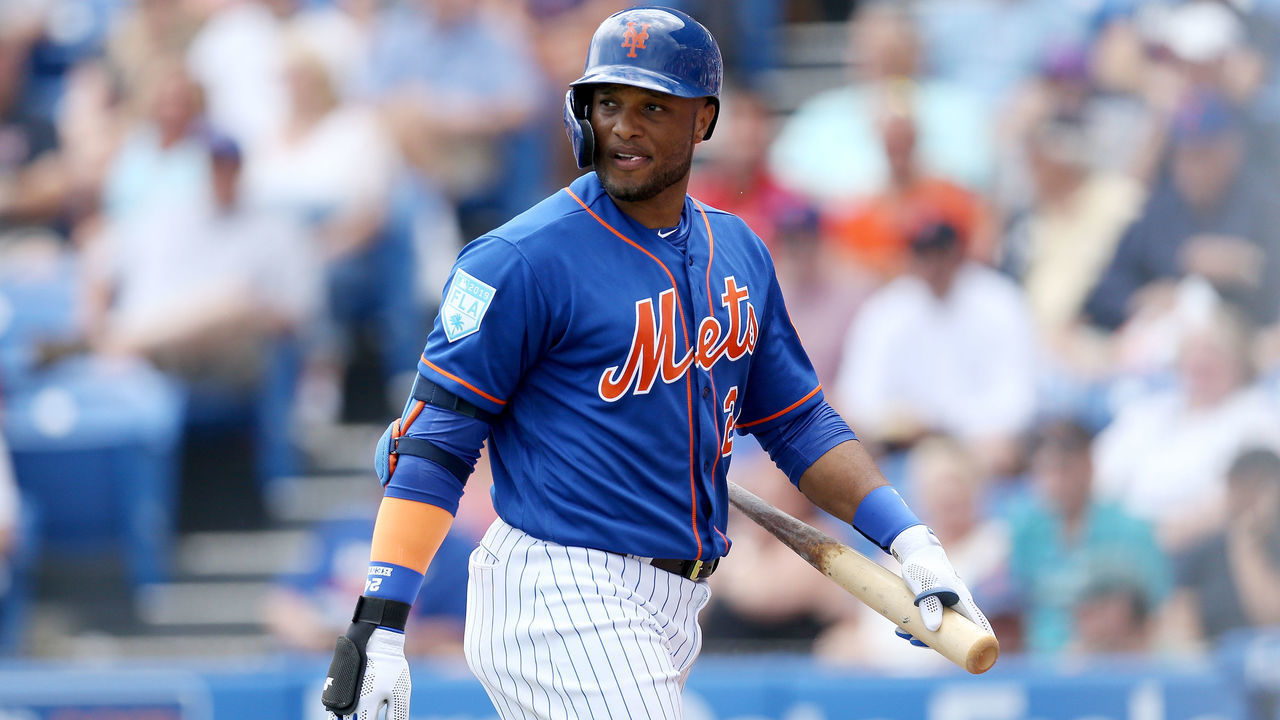 PORT ST. LUCIE, FLORIDA - MARCH 04: Robinson Cano #24 of the New York Mets walks back to the dugout after striking out in the third inning against the Boston Red Sox during the Grapefruit League spring training game at First Data Field on March 04, 2019 in Port St. Lucie, Florida.