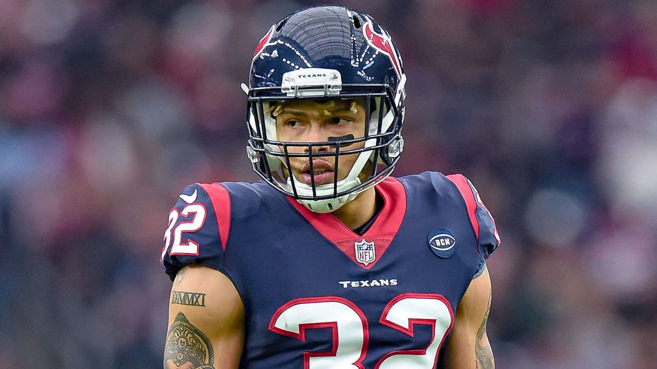 HOUSTON, TX - DECEMBER 30: Houston Texans free safety Tyrann Mathieu (32) gets ready for a play during the football game between the Jacksonville Jaguars and Houston Texans on December 30, 2018 at NRG Stadium in Houston, Texas.