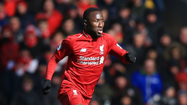 10th March 2019, Anfield, Liverpool, England; EPL Premier League football, Liverpool versus Burnley; Naby Keita of Liverpool brings the ball forward