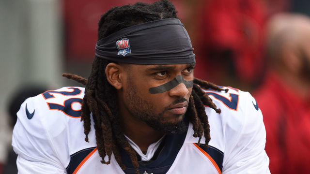 SANTA CLARA, CA - DECEMBER 09: Denver Broncos Cornerback Bradley Roby (29) during the NFL football game between the Denver Broncos and the San Francisco 49ers on December 9, 2018 at Levi's Stadium in Santa Clara, CA.
