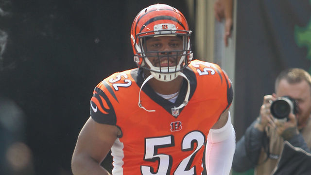 CINCINNATI, OH - OCTOBER 07: Preston Brown #52 of the Cincinnati Bengals takes the field for the game against the Miami Dolphins at Paul Brown Stadium on October 7, 2018 in Cincinnati, Ohio. The Bengals defeated the Dolphins 27-17.