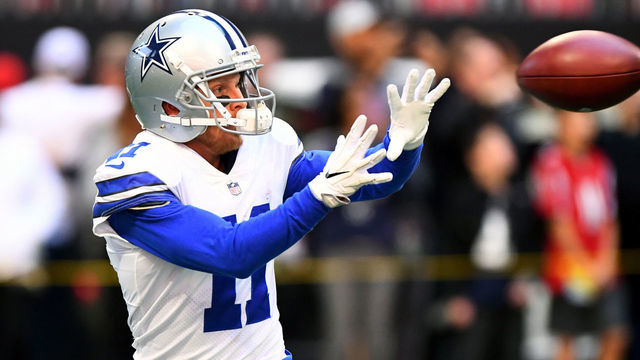 ATLANTA, GA - NOVEMBER 18: Cole Beasley #11 of the Dallas Cowboys warms up before the game against the Atlanta Falcons at Mercedes-Benz Stadium on November 18, 2018 in Atlanta, Georgia.