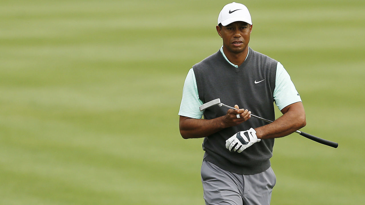 PONTE VEDRA BEACH, FLORIDA - MARCH 16: Tiger Woods of the United States walks up the second fairway during the third round of The PLAYERS Championship on The Stadium Course at TPC Sawgrass on March 16, 2019 in Ponte Vedra Beach, Florida.