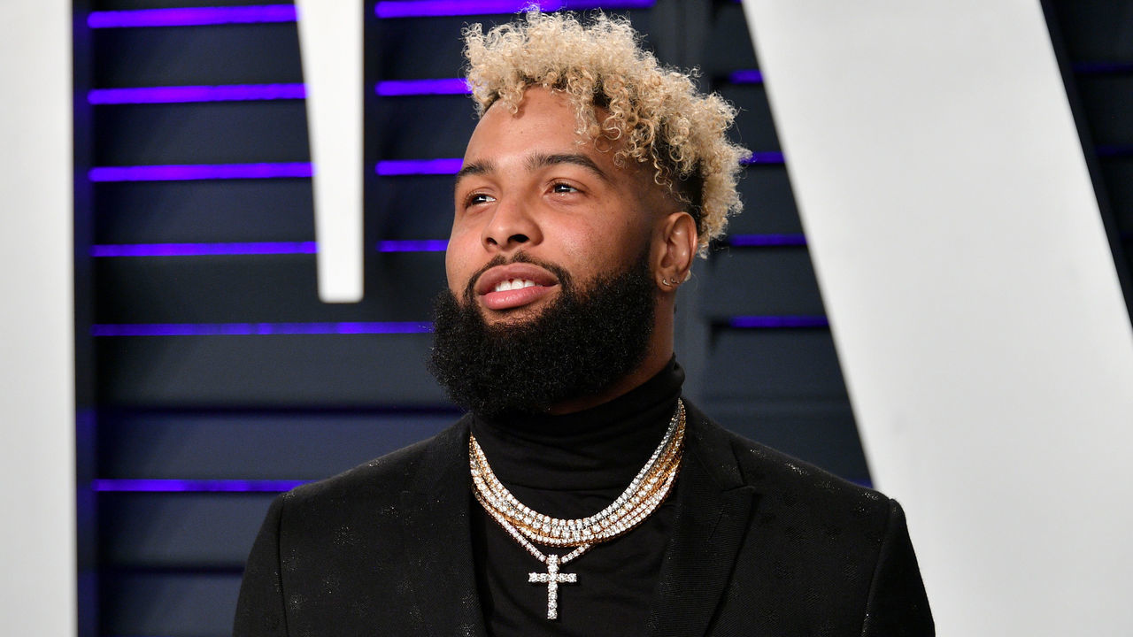 BEVERLY HILLS, CA - FEBRUARY 24: Odell Beckham Jr. attends the 2019 Vanity Fair Oscar Party hosted by Radhika Jones at Wallis Annenberg Center for the Performing Arts on February 24, 2019 in Beverly Hills, California.