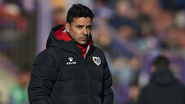 VALLADOLID, SPAIN - JANUARY 05: Miguel Angel Sanchez 'Michel', head coach of Rayo Vallecano looks on during the La Liga match between Real Valladolid CF and Rayo Vallecano de Madrid at Jose Zorrilla on January 05, 2019 in Valladolid, Spain.