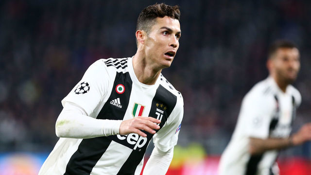 ALLIANZ STADIUM, TORINO, ITALY - 2019/03/12: Cristiano Ronaldo of Juventus FC during the UEFA Champions League Round of 16 Second Leg match between Juventus Fc and Club Atletico de Madrid. Juventus Fc wins 3-0 over Club Atletico de Madrid. Aggregate result was 3-2 for Juventus Fc.