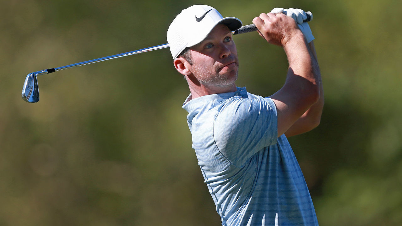 PALM HARBOR, FLORIDA - MARCH 22: Paul Casey of England watches his tee shot on the fourth hole during the second round of the Valspar Championship on the Copperhead course at Innisbrook Golf Resort on March 22, 2019 in Palm Harbor, Florida.