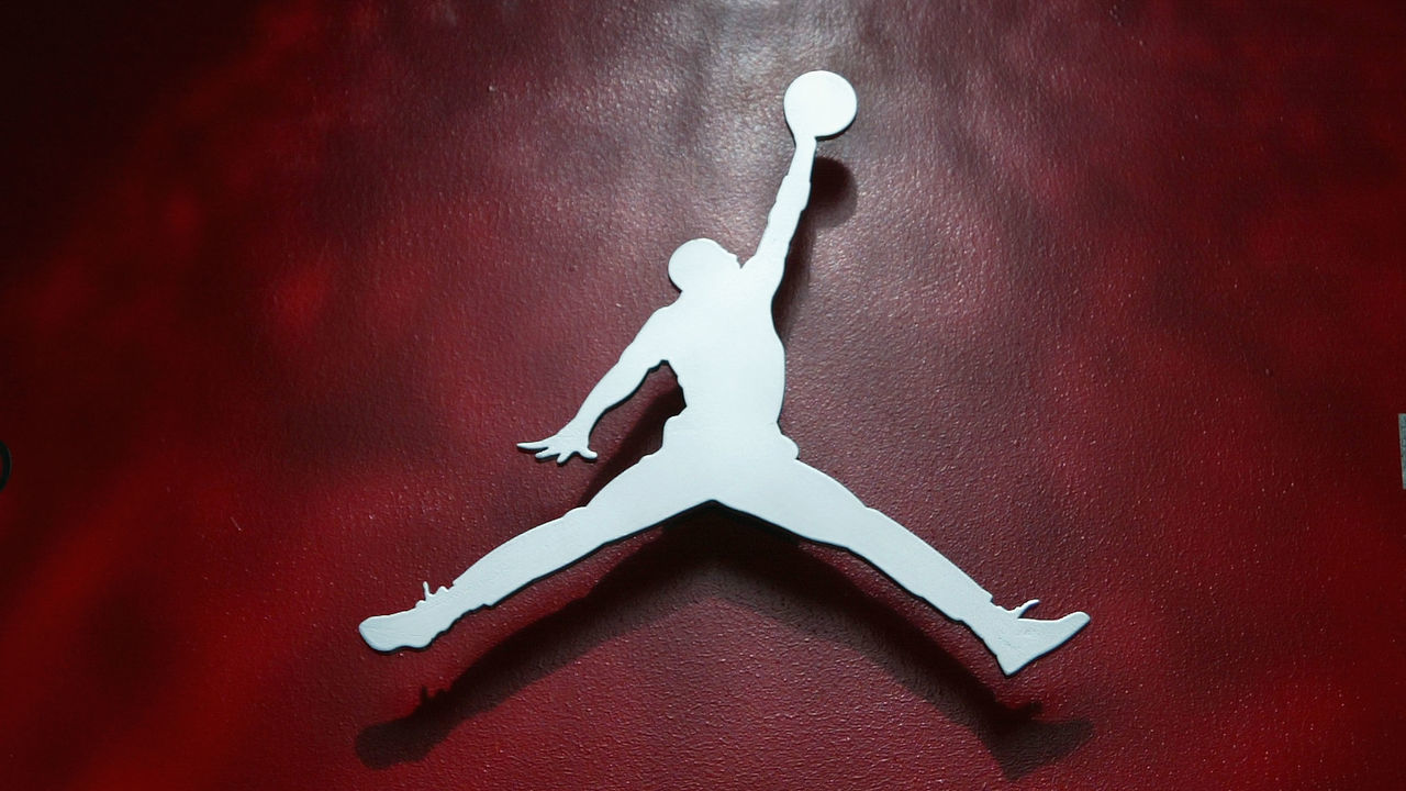 DENVER - FEBRUARY 18: The Air Jordan logo at the Air Jordan XX Launch Party at Rise Nightclub on February 18, 2005 in Denver, Colorado.