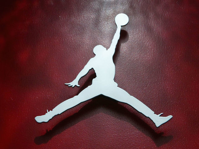 DENVER - FEBRUARY 18: The Air Jordan logo at the Air Jordan XX Launch Party at Rise Nightclub on February 18, 2005 in Denver, Colorado.