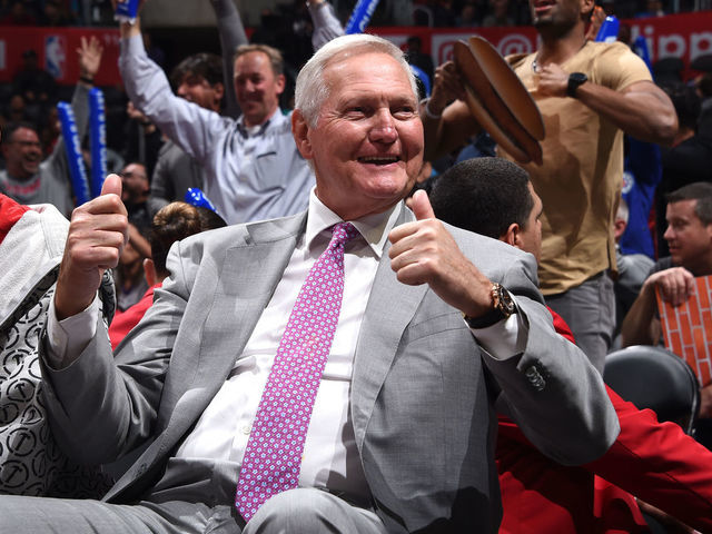 LOS ANGELES, CA - MARCH 19: Jerry West attends the game between the Indiana Pacers and LA Clippers on March 19, 2019 at STAPLES Center in Los Angeles, California. NOTE TO USER: User expressly acknowledges and agrees that, by downloading and/or using this Photograph, user is consenting to the terms and conditions of the Getty Images License Agreement. Mandatory Copyright Notice: Copyright 2019 NBAE