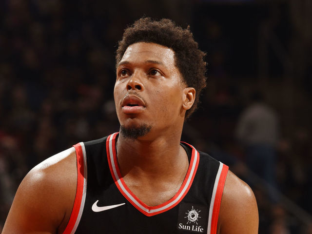 TORONTO, CANADA - APRIL 1: Kyle Lowry #7 of the Toronto Raptors shoots a free throw during the game against the Orlando Magic on April 1, 2019 at the Scotiabank Arena in Toronto, Ontario, Canada. Mandatory Copyright Notice: Copyright 2019 NBAE