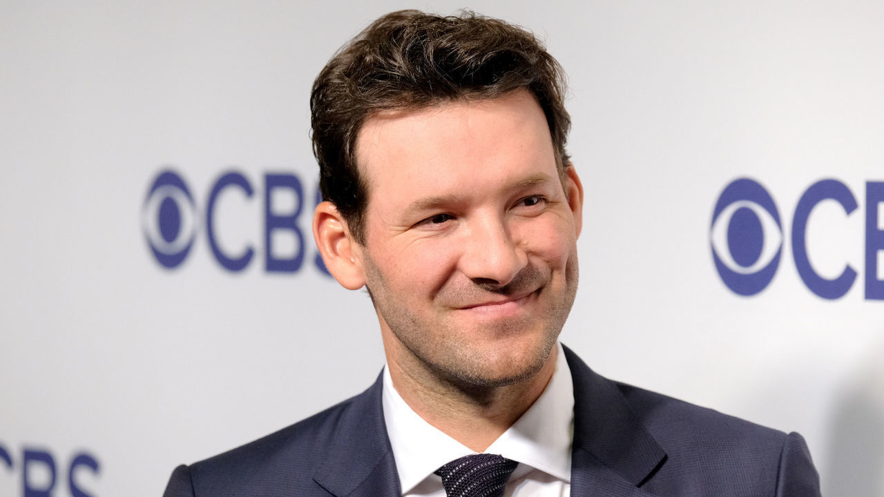 NEW YORK, NY - MAY 16: Tony Romo attends the 2018 CBS Upfront at The Plaza Hotel on May 16, 2018 in New York City.