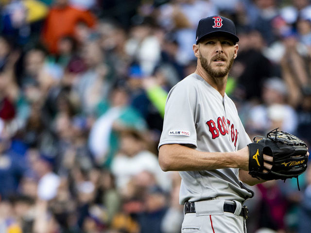 May 06, 2018: Boston Red Sox starting pitcher Chris Sale #41