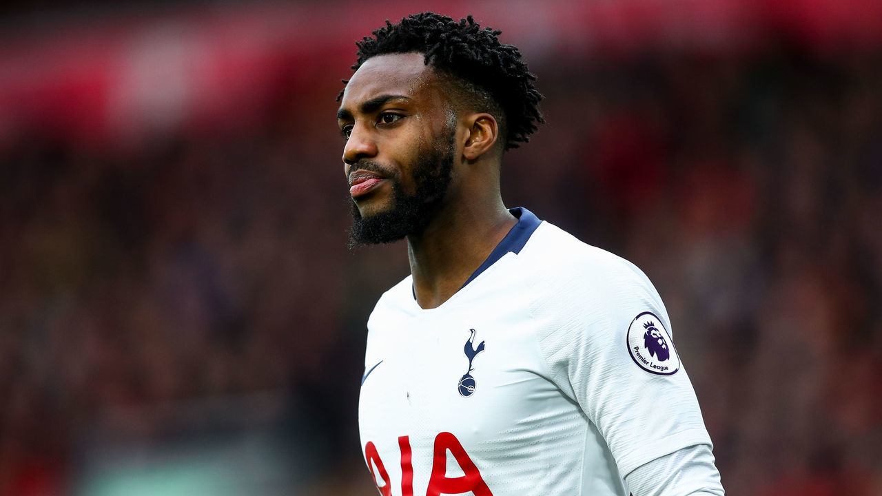 LIVERPOOL, ENGLAND - MARCH 31: Danny Rose of Tottenham Hotspur during the Premier League match between Liverpool FC and Tottenham Hotspur at Anfield on March 31, 2019 in Liverpool, United Kingdom.