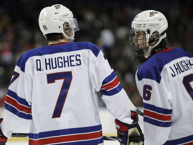 Report Quinn Hughes To Play For Usa At Worlds Jack Likely To
