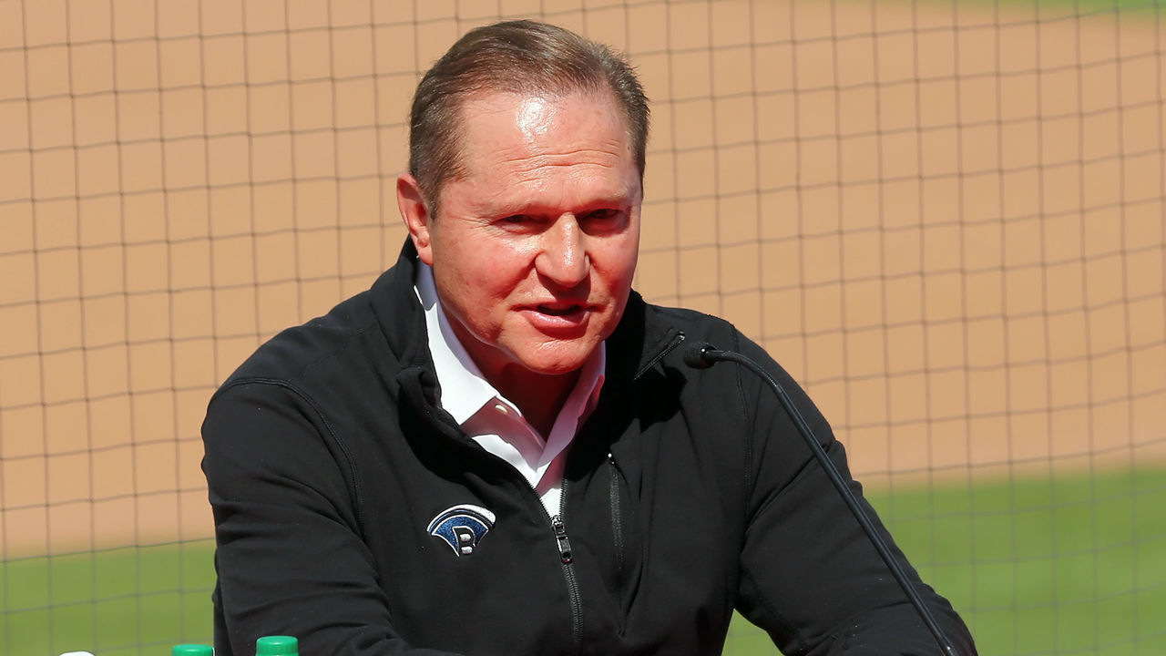 CLEARWATER, FL - MARCH 02: Harper's agent Scott Boras speaks to the media during the press conference to introduce Bryce Harper to the media and the fans of the Philadelphia Phillies on March 02, 2019 at the Spectrum Field in Clearwater, Florida.