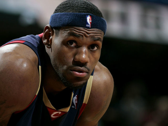 CLEVELAND - NOVEMBER 26: LeBron James #23 of the Cleveland Cavaliers is on the court during the game against the Minnesota Timberwolves at Quicken Loans Arena on November 26, 2005 in Cleveland, Ohio. The Timberwolves won 89-85. NOTE TO USER: User expressly acknowledges and agrees that, by downloading and/or using this Photograph, user is consenting to the terms and conditions of the Getty Images License Agreement. Mandatory Copyright Notice: Copyright 2005 NBAE