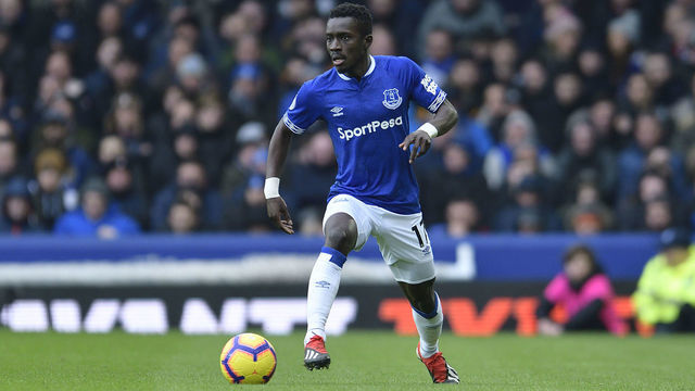 LIVERPOOL, ENGLAND - JANUARY 13: Idrissa Gueye of Everton during the Premier League match between Everton and AFC Bournemouth at Goodison Park on January 13, 2019 in Liverpool, England.
