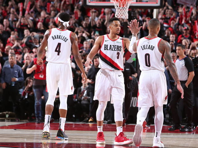 McCollum keeps promise to infamous Jennifer as Blazers snap playoff skid theScore