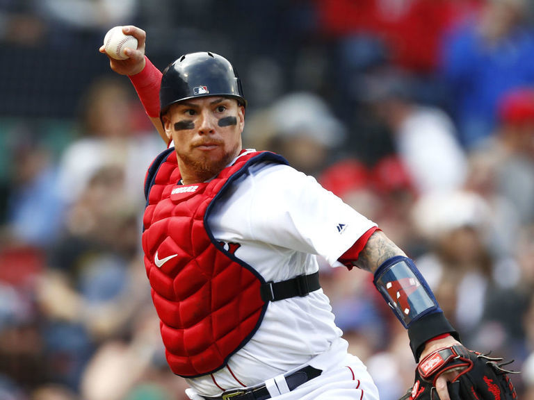 Red Sox catcher Vazquez jokes about 1st start at 2B: I'll block ...