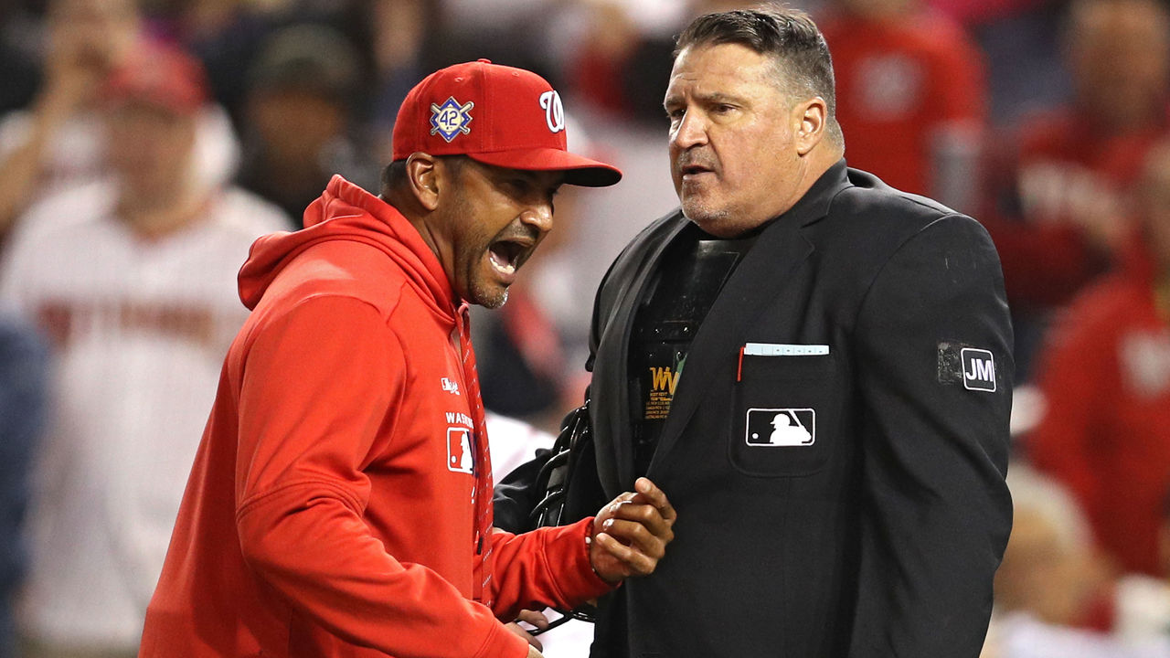 Dave Martinez, Anthony Rendon ejected in loss