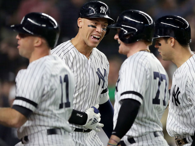 Giancarlo Stanton embracing Yankees' new swing technology