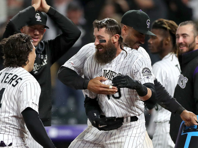 Rockies' Charlie Blackmon hits first career walk-off home run to