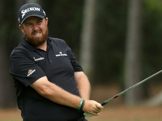 HILTON HEAD ISLAND, SOUTH CAROLINA - APRIL 19: Shane Lowry of Ireland plays his second shot on the second hole during the second round of the 2019 RBC Heritage at Harbour Town Golf Links on April 19, 2019 in Hilton Head Island, South Carolina.